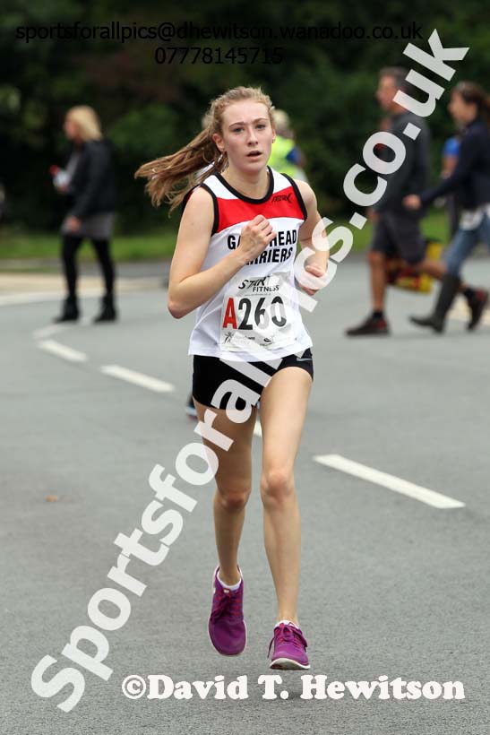 Womens under-17s Northern Road Relays, Warrington. Photo: David T. Hewitson/Sports for All Pics